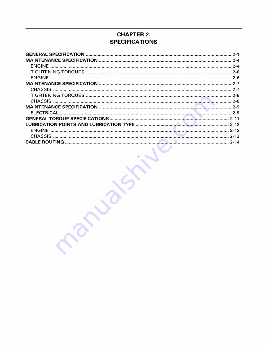 Yamaha ZUMA YW50T Service Manual Download Page 9