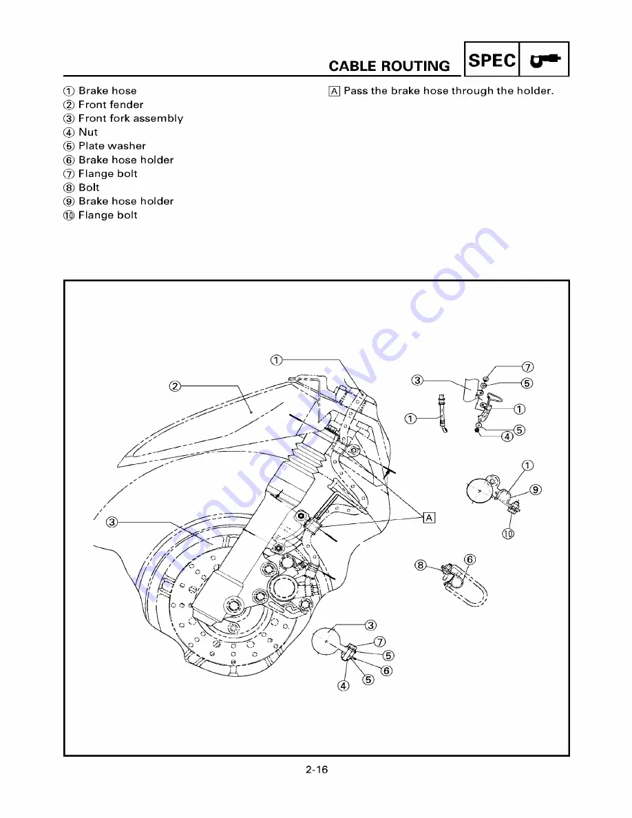 Yamaha ZUMA YW50T Service Manual Download Page 38