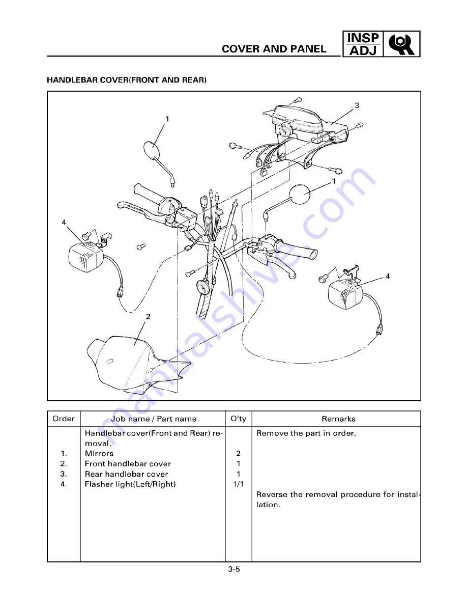 Yamaha ZUMA YW50T Service Manual Download Page 45