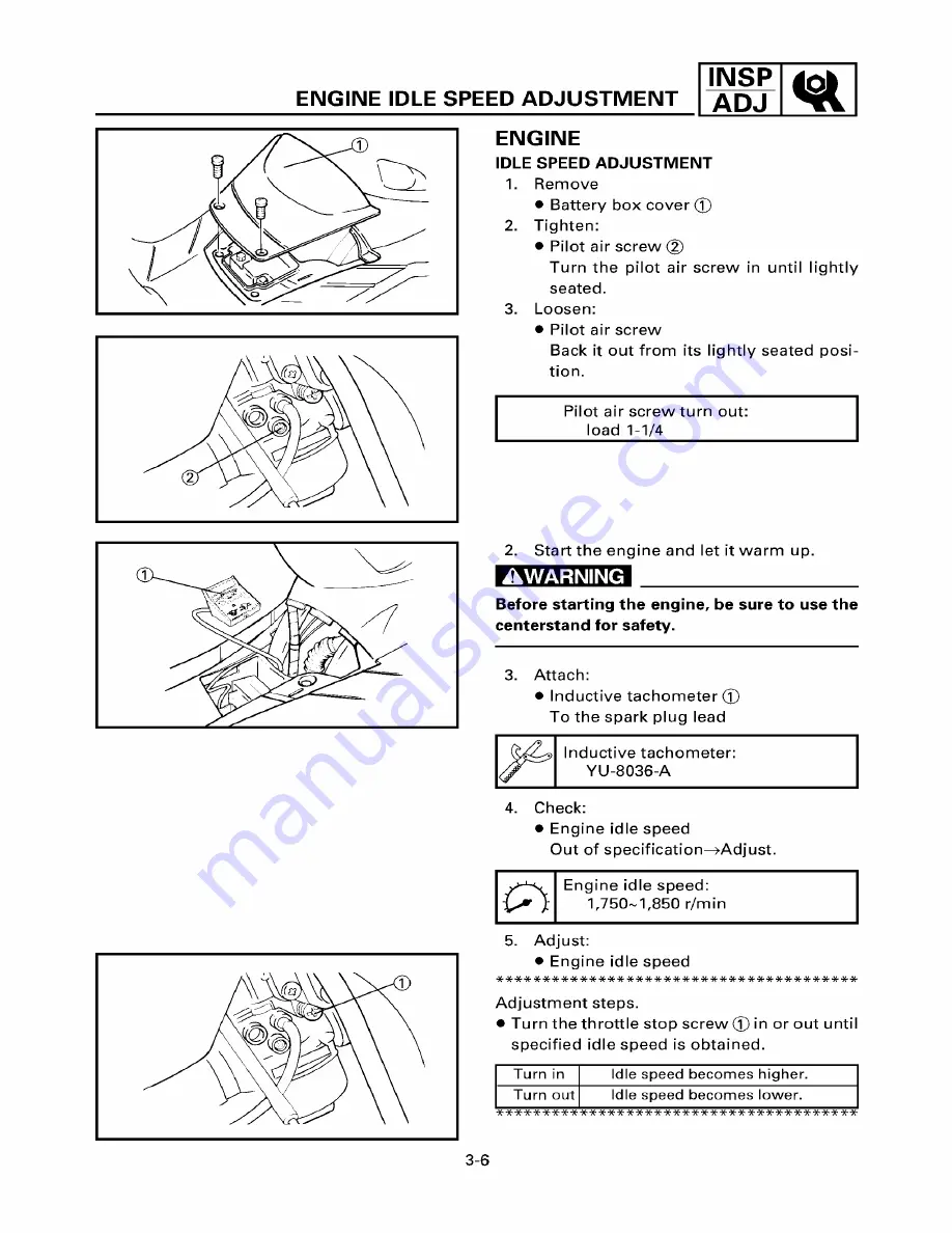 Yamaha ZUMA YW50T Service Manual Download Page 46