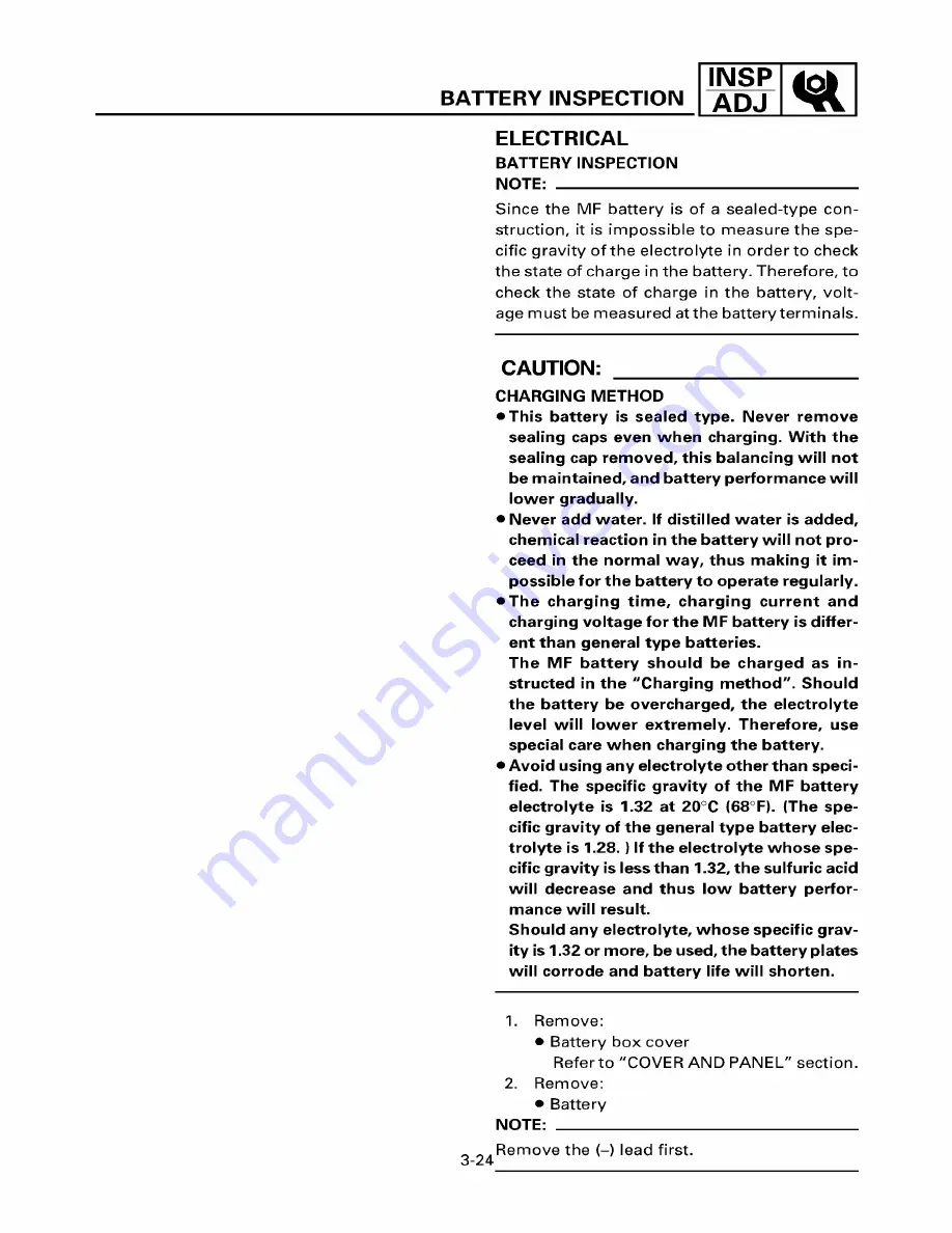 Yamaha ZUMA YW50T Service Manual Download Page 64