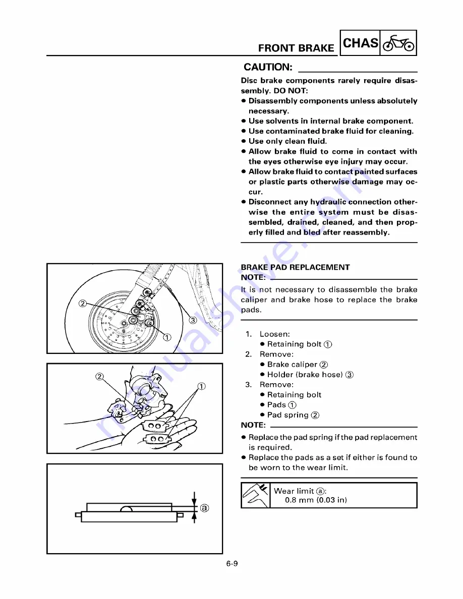 Yamaha ZUMA YW50T Service Manual Download Page 129