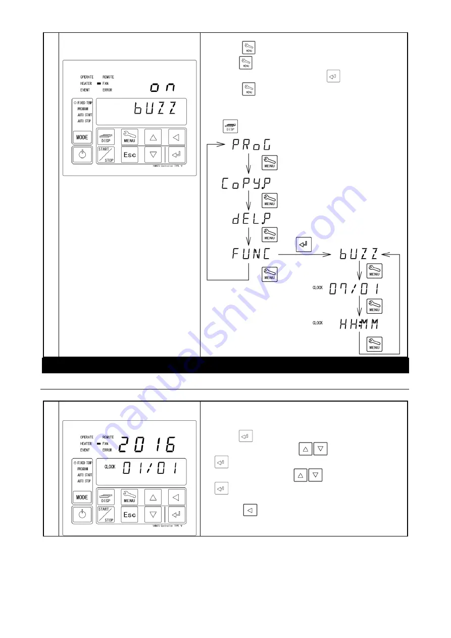 Yamato DNF301 DNF401 Instruction Manual Download Page 20