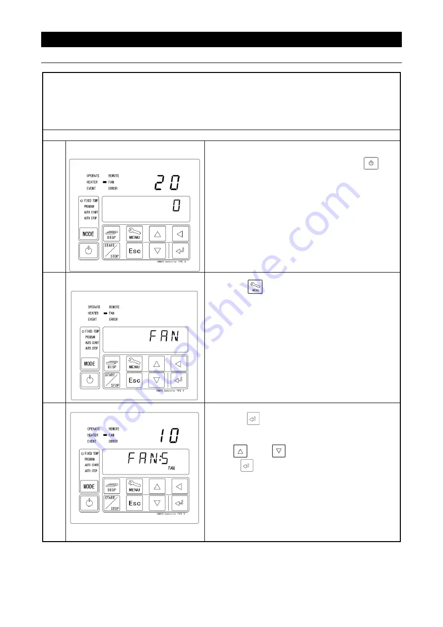 Yamato DNF301 DNF401 Instruction Manual Download Page 33