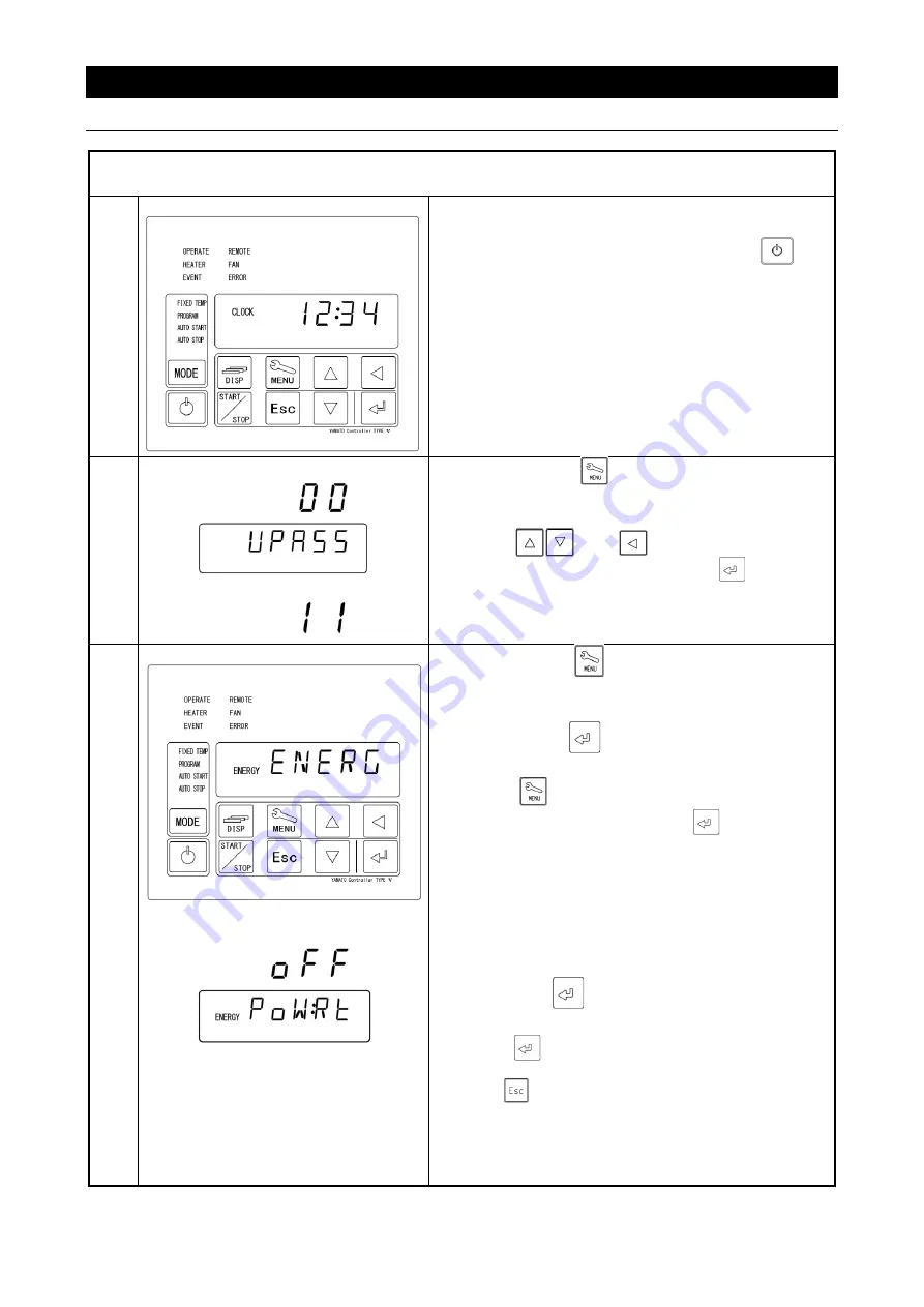 Yamato DNF301 DNF401 Instruction Manual Download Page 53