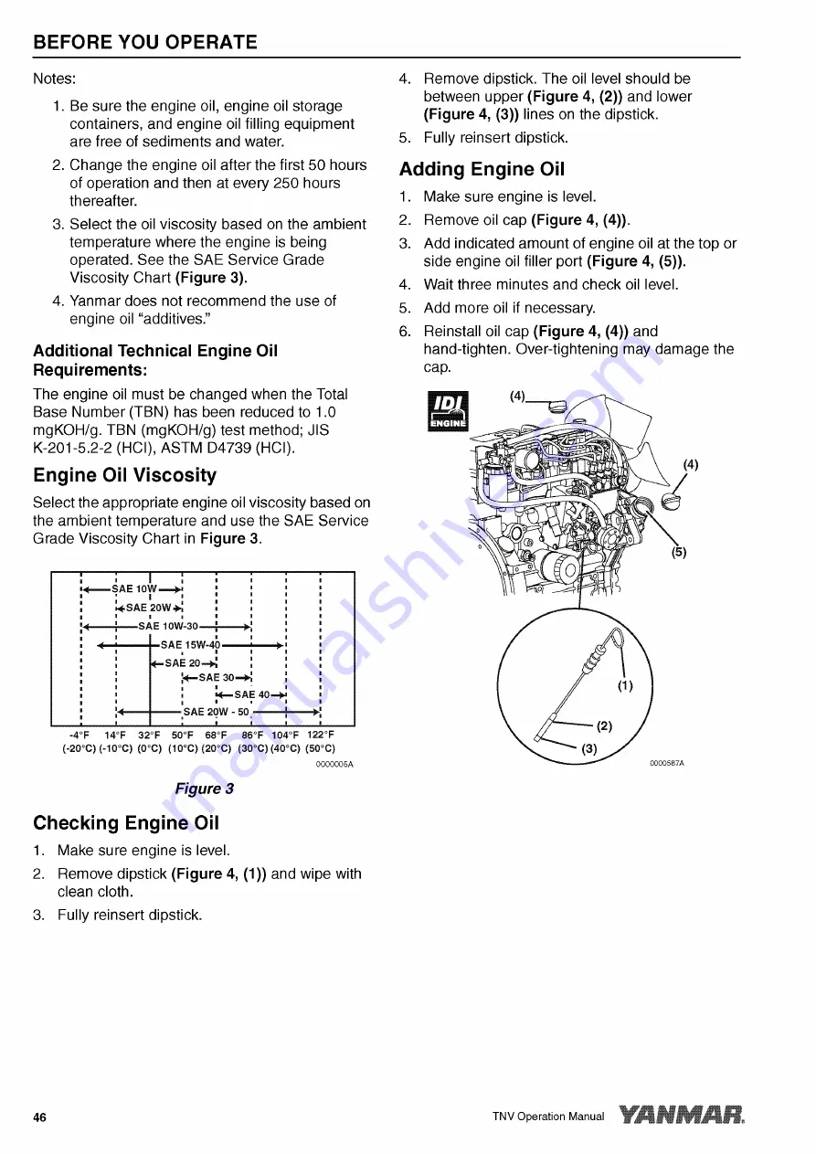 Yanmar 3TNV82A-B Operation Manual Download Page 70