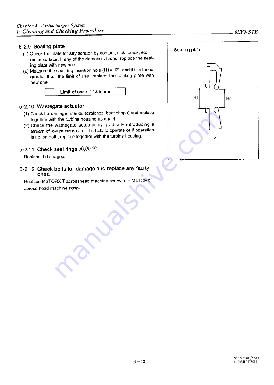 Yanmar 6LY2-STE Service Manual Download Page 111