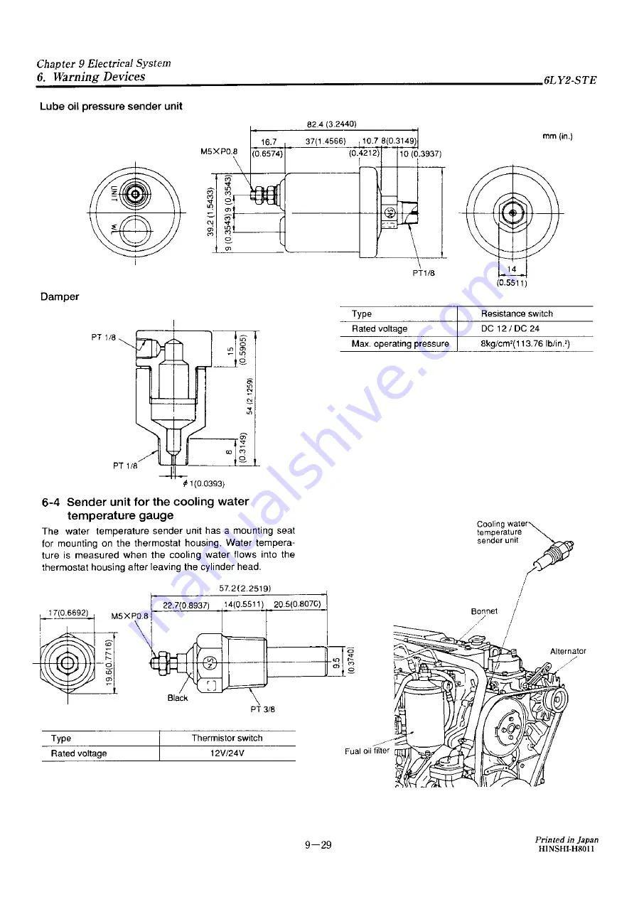 Yanmar 6LY2-STE Service Manual Download Page 186