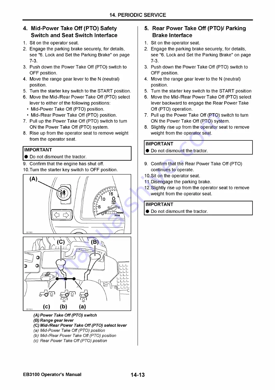 Yanmar EB3100 Operator'S Manual Download Page 118