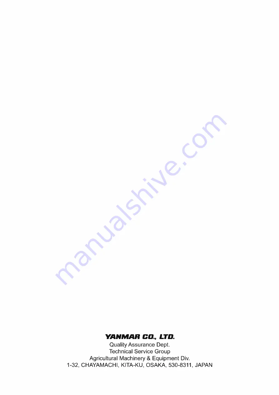 Yanmar EB3100 Operator'S Manual Download Page 163