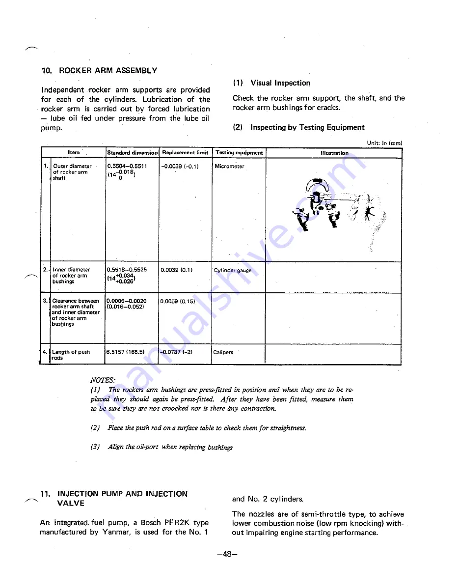 Yanmar YM135 Service Manual Download Page 52