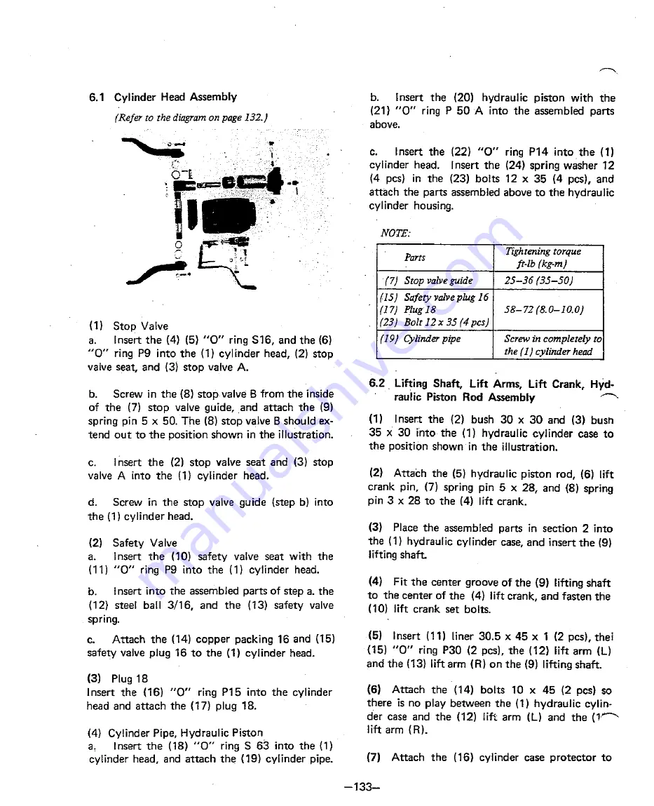 Yanmar YM135 Service Manual Download Page 137