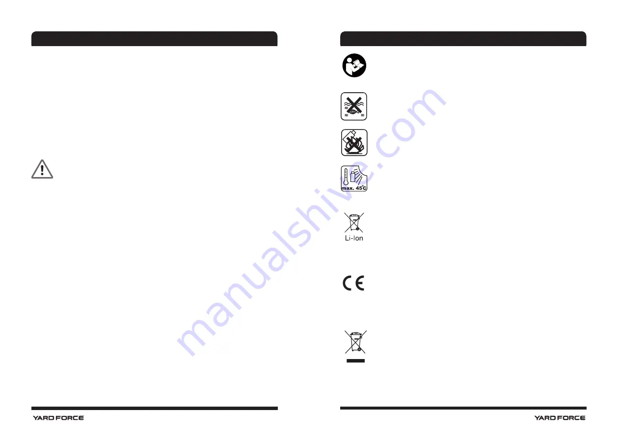 Yard force AL C20E Скачать руководство пользователя страница 6