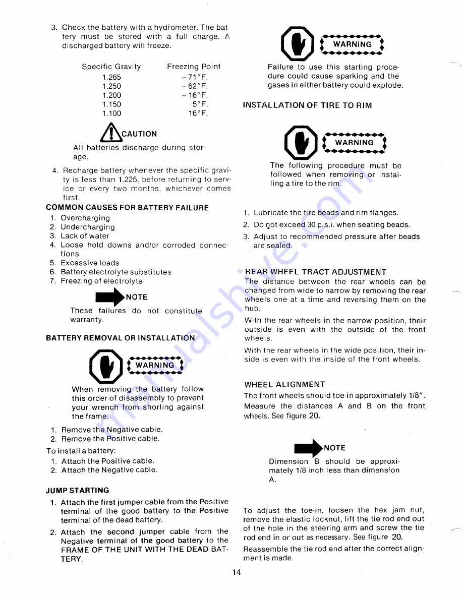 Yard-Man 13760-1 Owner'S Manual Download Page 14