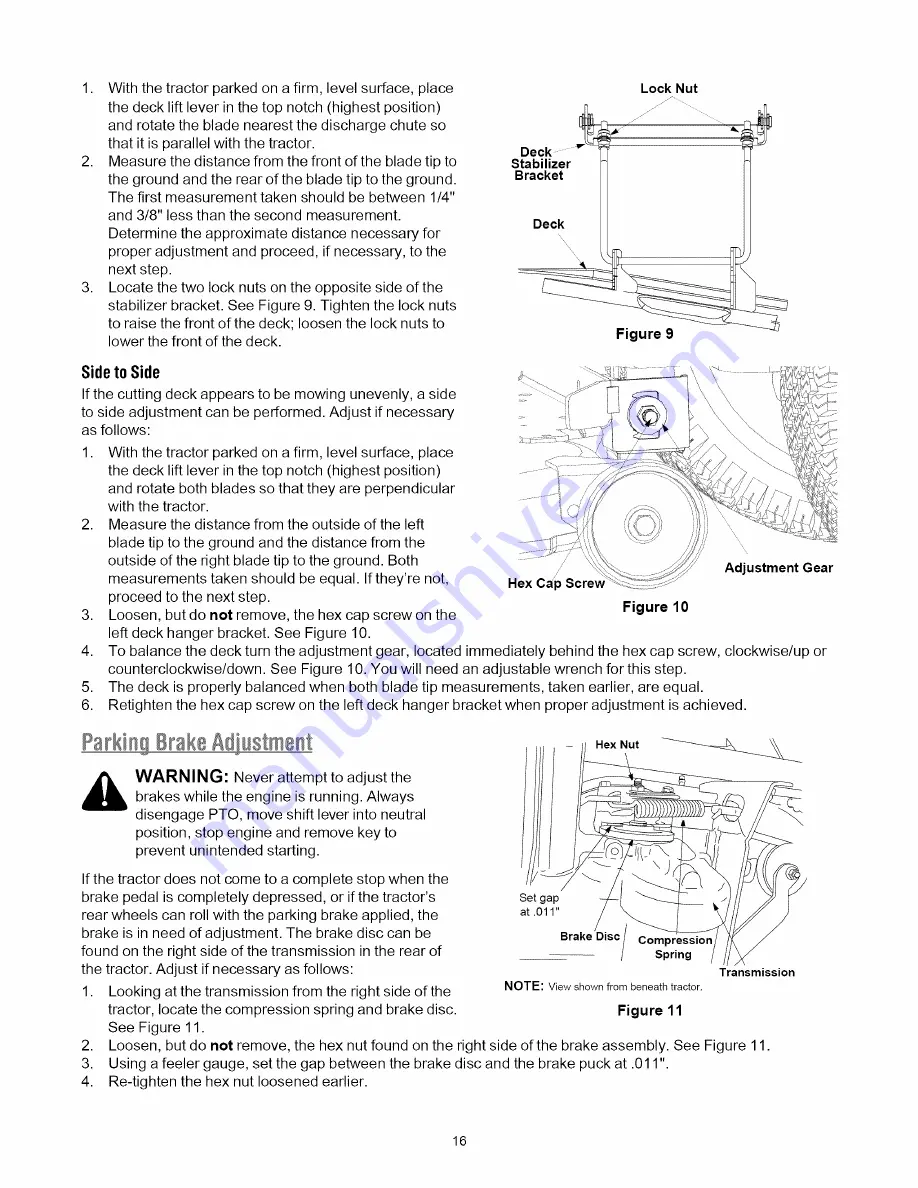 Yard-Man 604G Operator'S Manual Download Page 16