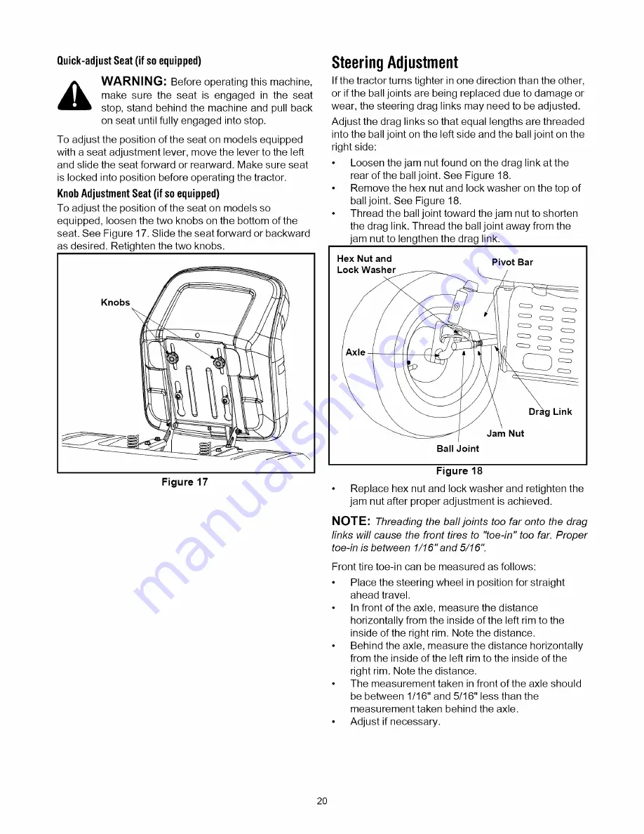 Yard-Man 614 Series Operator'S Manual Download Page 20