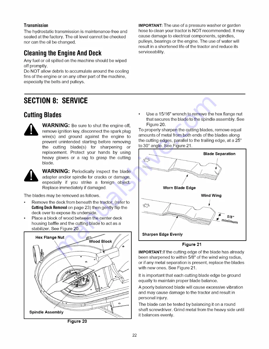 Yard-Man 614 Series Operator'S Manual Download Page 22