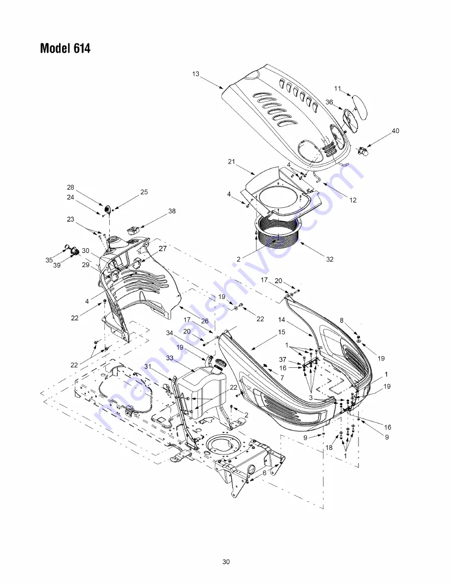 Yard-Man 614 Series Operator'S Manual Download Page 30