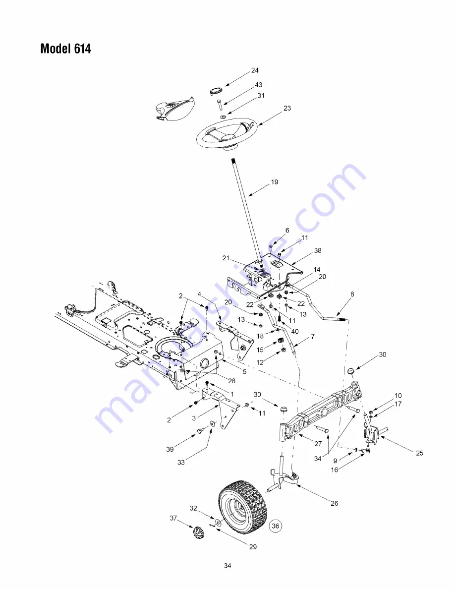 Yard-Man 614 Series Operator'S Manual Download Page 34