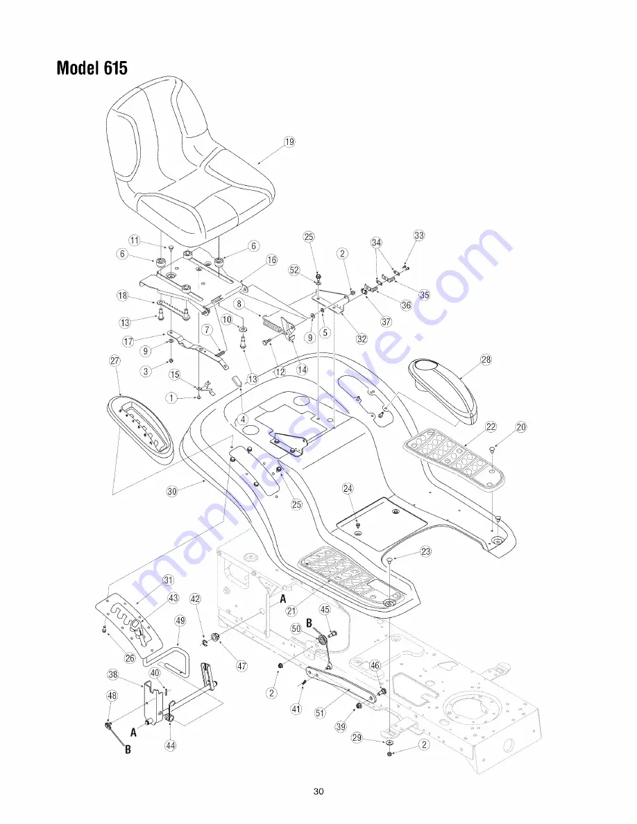 Yard-Man 615 Operator'S Manual Download Page 30