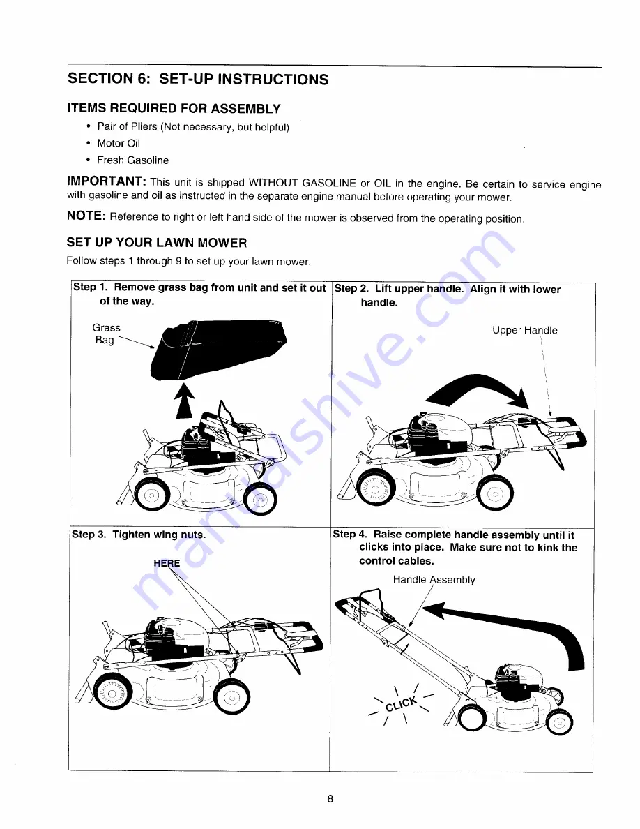 Yard-Man Series 12A-979-401 Скачать руководство пользователя страница 8