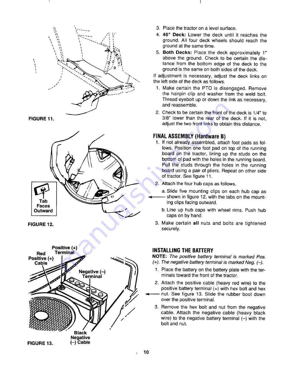 Yard-Man Series 834 Owner'S Manual Download Page 10