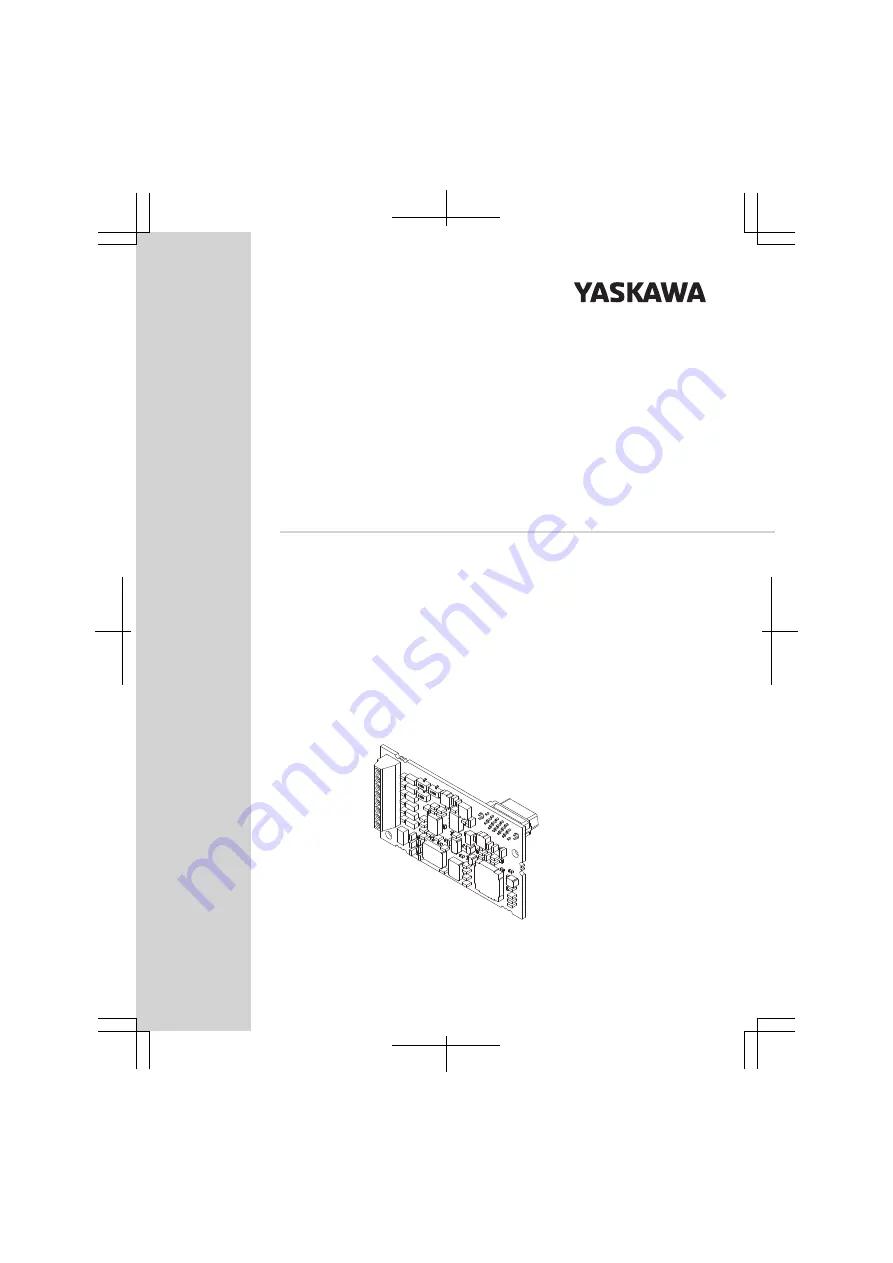 YASKAWA AI-A3 Installation Manual Download Page 1