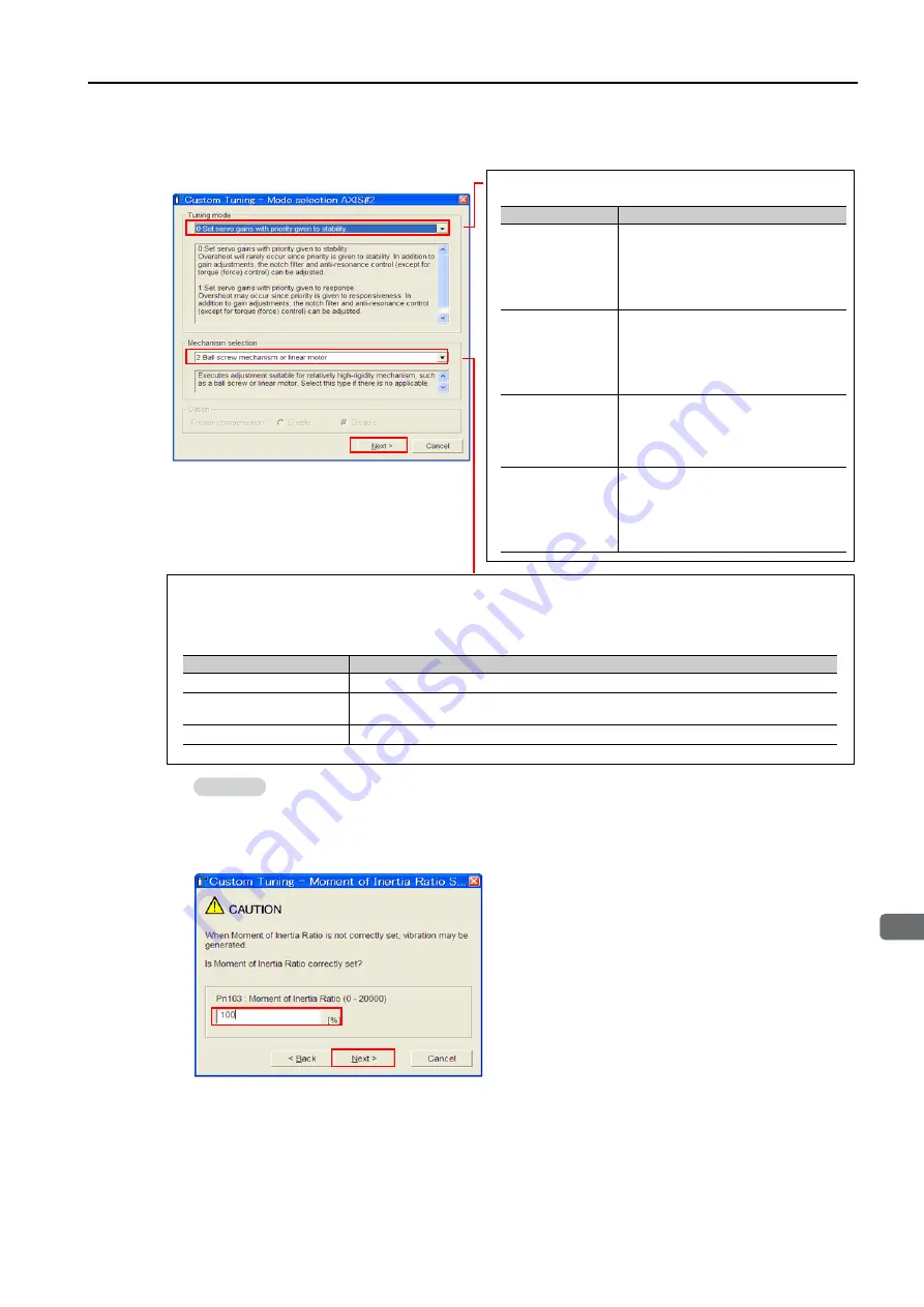 YASKAWA E-7-Series SGD7S Product Manual Download Page 344