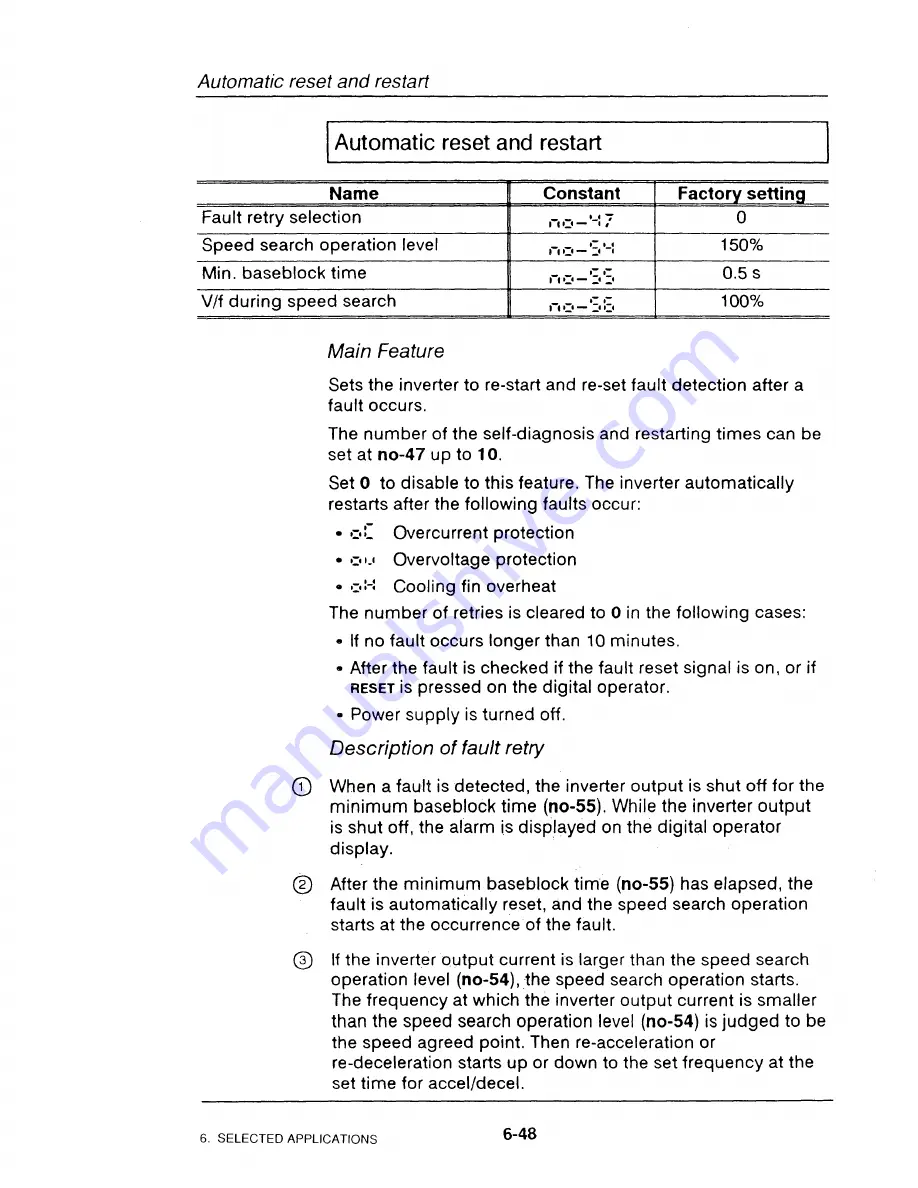 YASKAWA Varispeed 606PC3 Instruction Manual Download Page 157