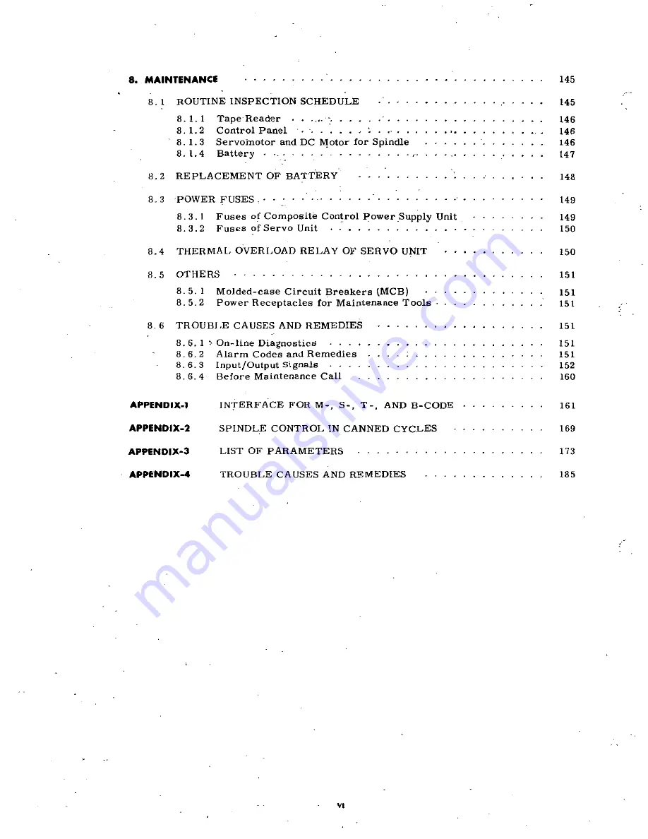 YASKAWA YASNAC 3000G Operator'S Manual Download Page 7