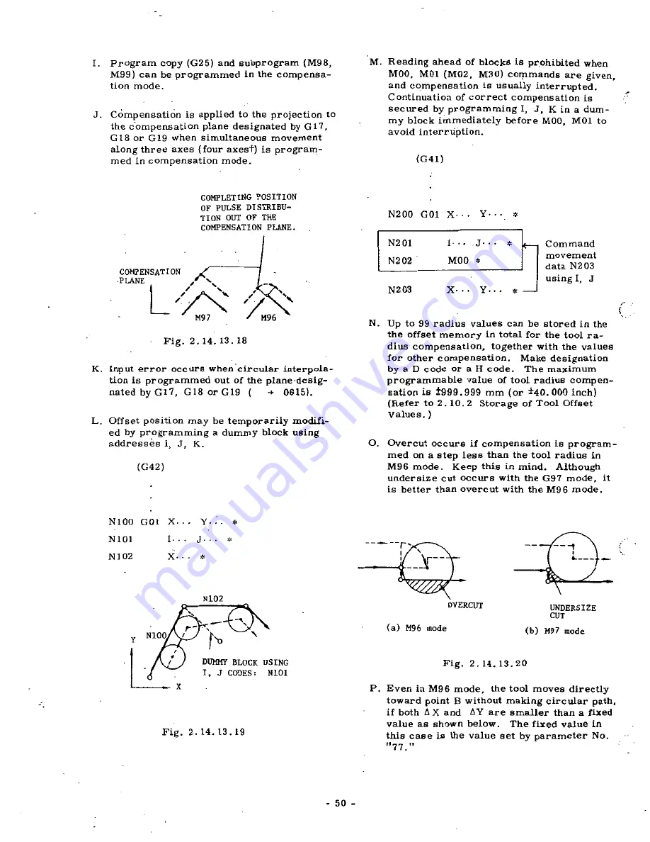 YASKAWA YASNAC 3000G Operator'S Manual Download Page 57