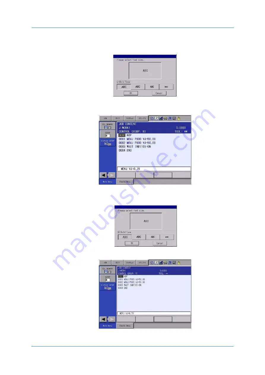 YASKAWA YRC1000 Instructions Manual Download Page 198