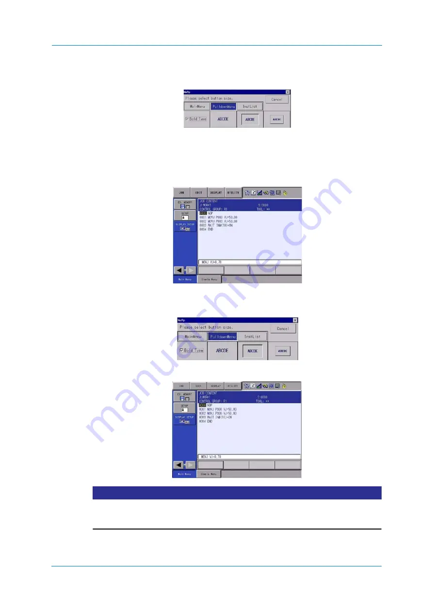 YASKAWA YRC1000 Instructions Manual Download Page 202