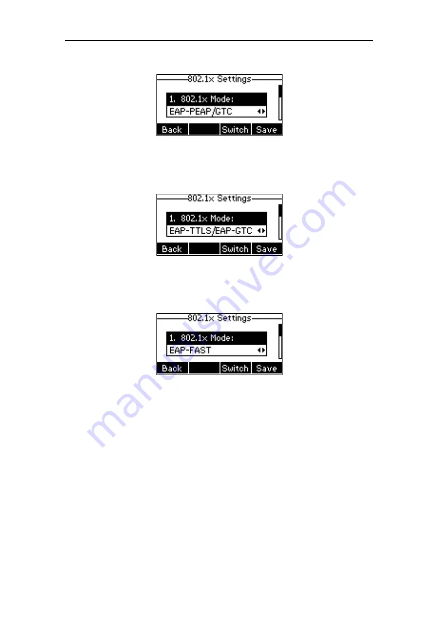 Yealink 802.1X Technical White Paper Download Page 19