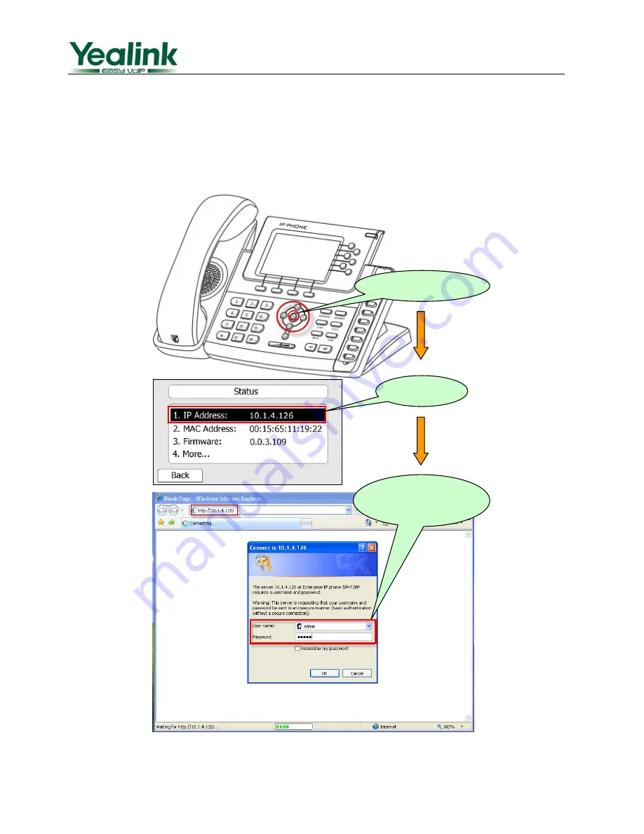 Yealink IP Phone & Starface PBX Configuration Manual Download Page 3