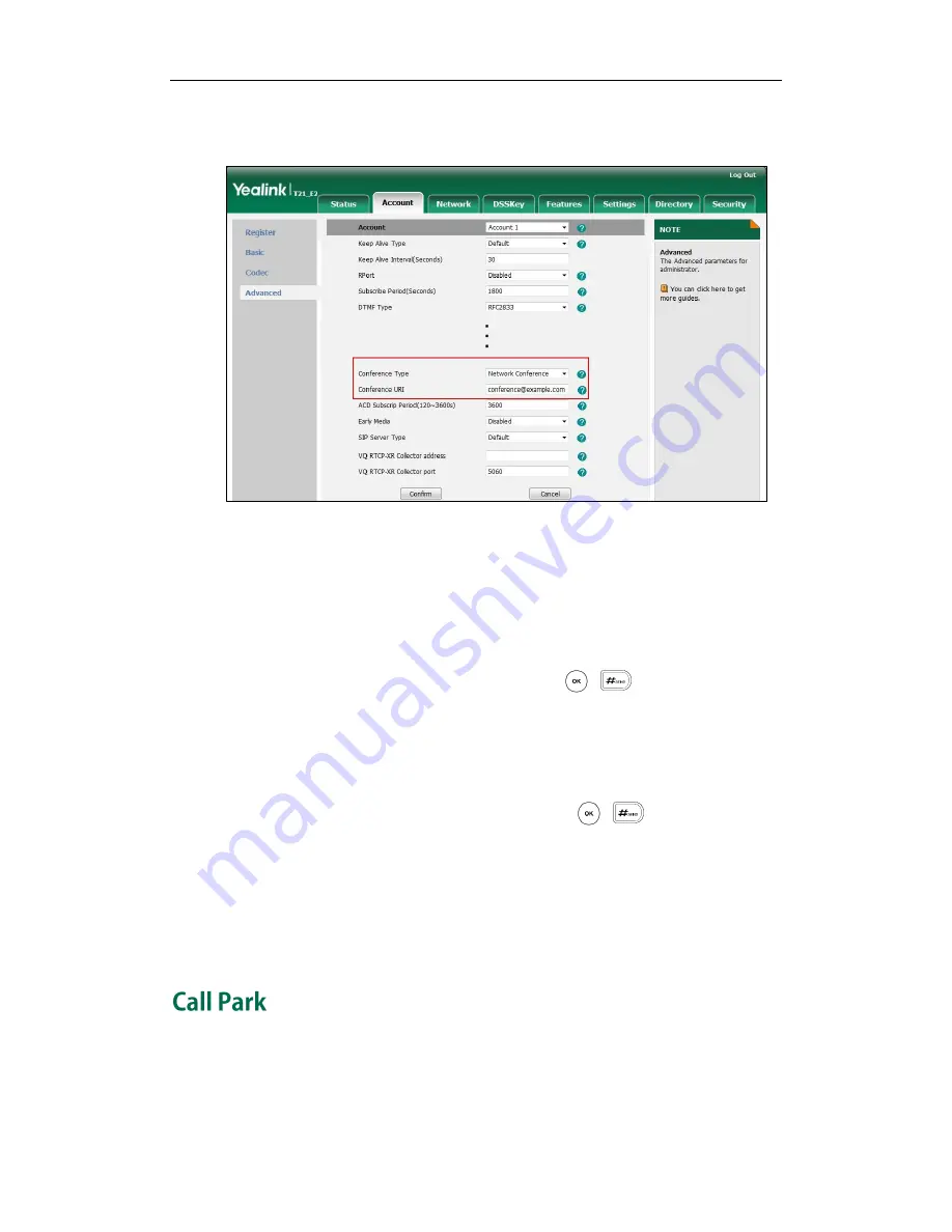 Yealink SIP-21P E2 User Manual Download Page 104