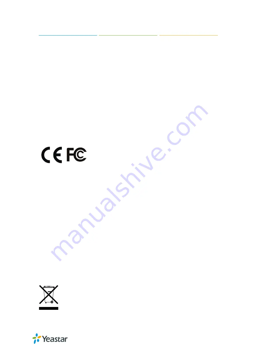 Yeastar Technology 16-FXS User Manual Download Page 2