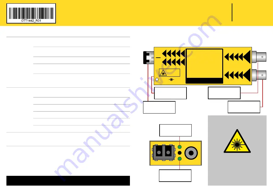 Yellobrik OTT 1442 Quick Reference Download Page 1