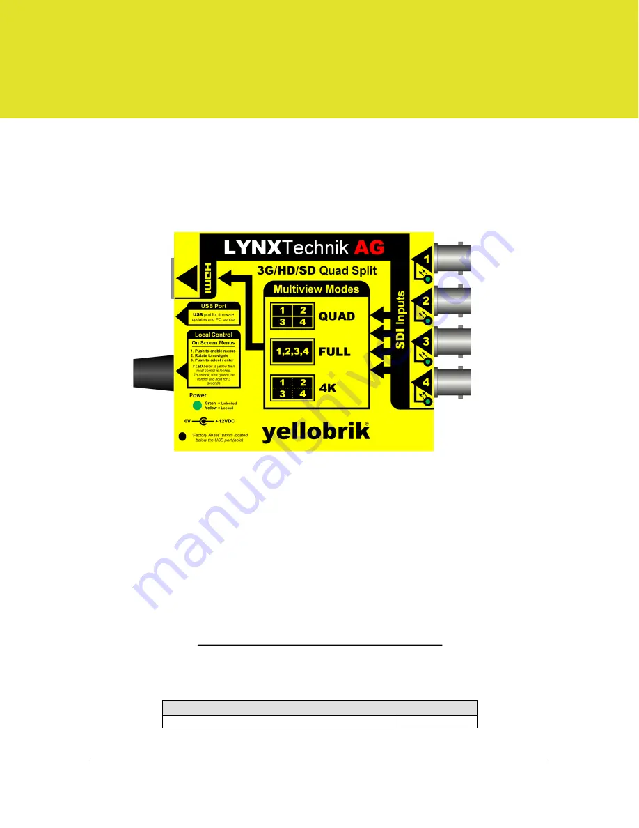 Yellobrik P MV 1841 Reference Manual Download Page 1