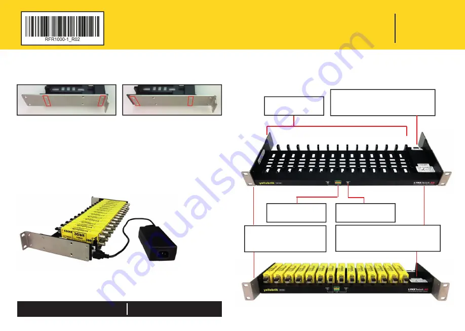 Yellobrik RFR 1000-1 Quick Reference Download Page 1