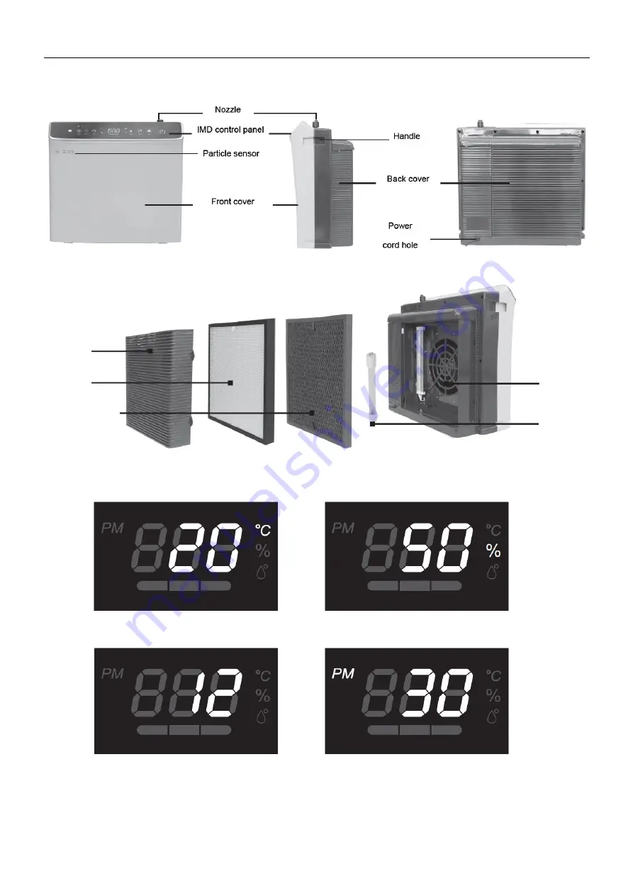 Yoer APH01W PURE HOME Manual Download Page 23