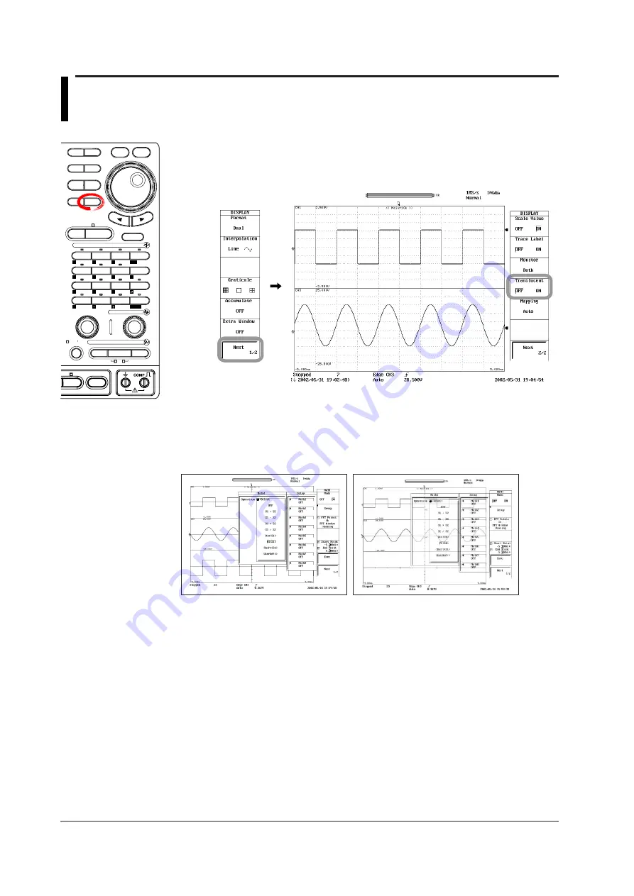 YOKOGAWA 701210 User Manual Download Page 312