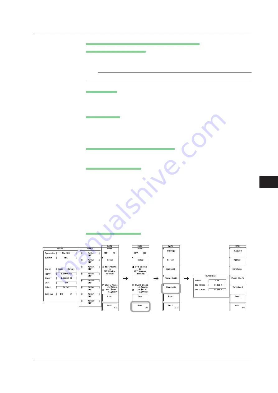 YOKOGAWA 701210 User Manual Download Page 362