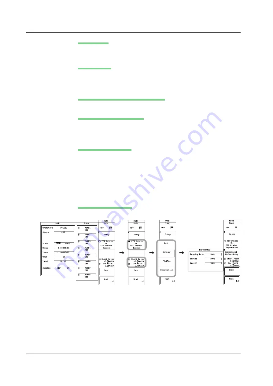 YOKOGAWA 701210 User Manual Download Page 365