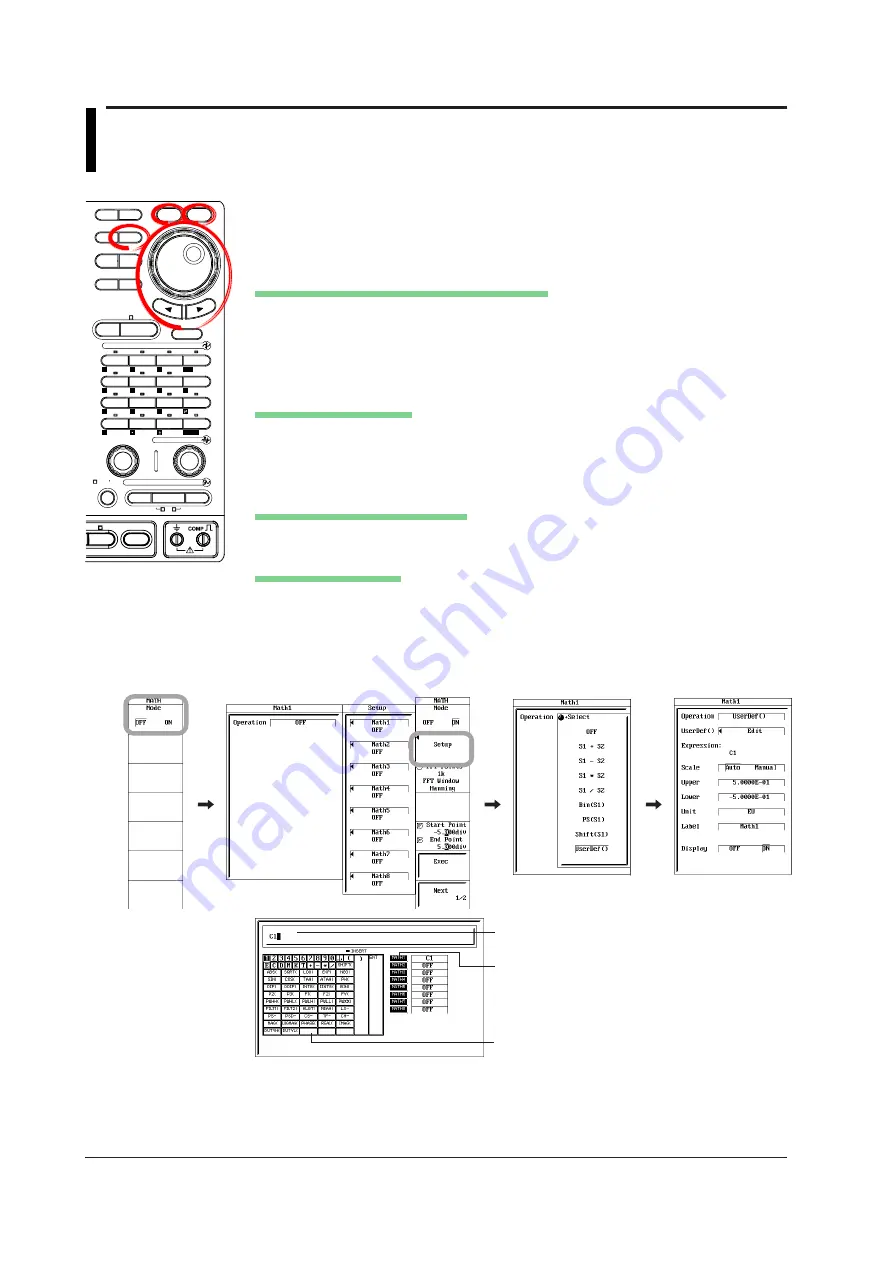 YOKOGAWA 701210 User Manual Download Page 371