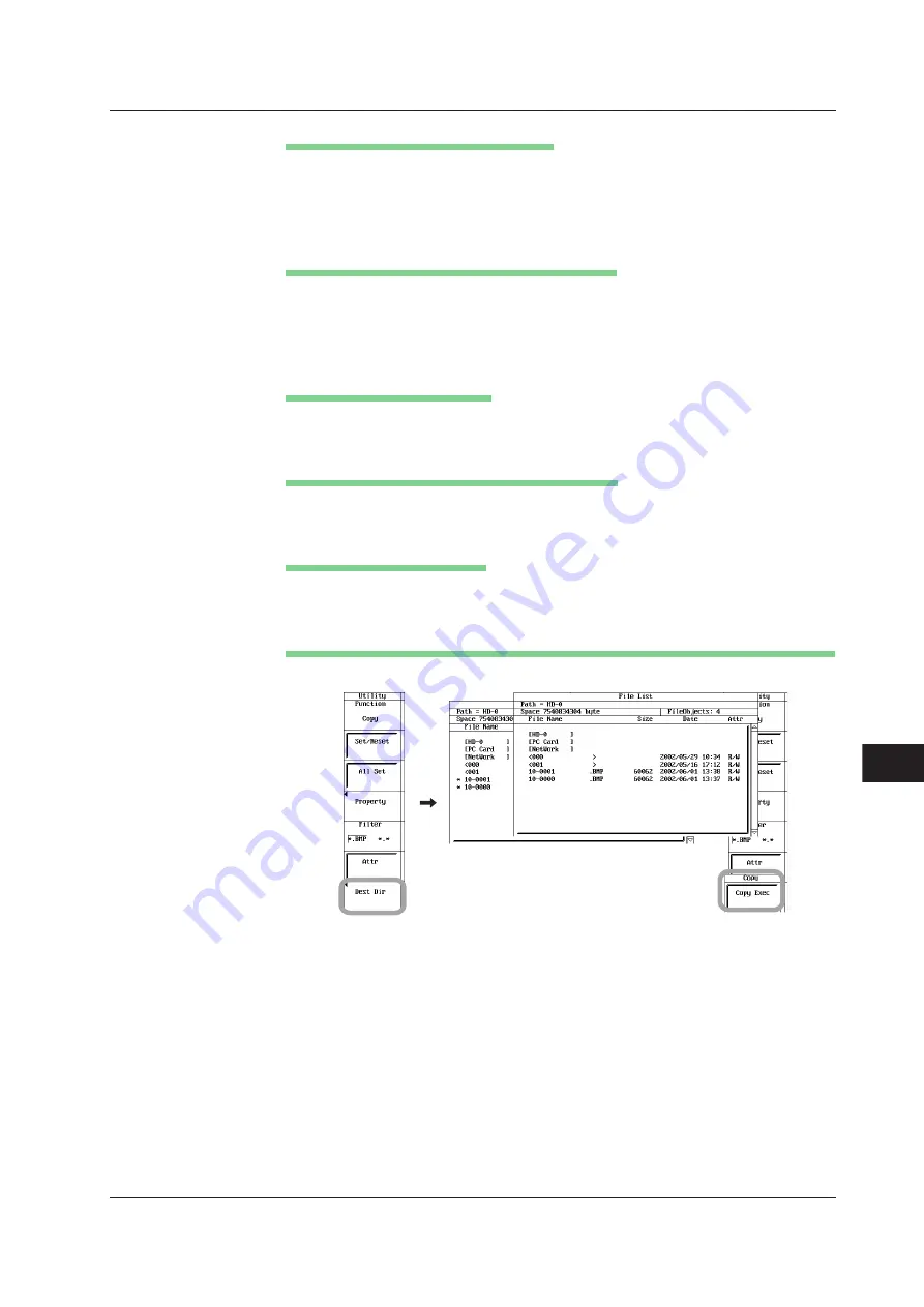 YOKOGAWA 701210 User Manual Download Page 515