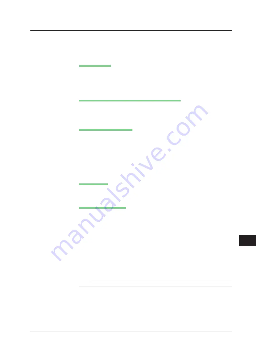 YOKOGAWA 701210 User Manual Download Page 541