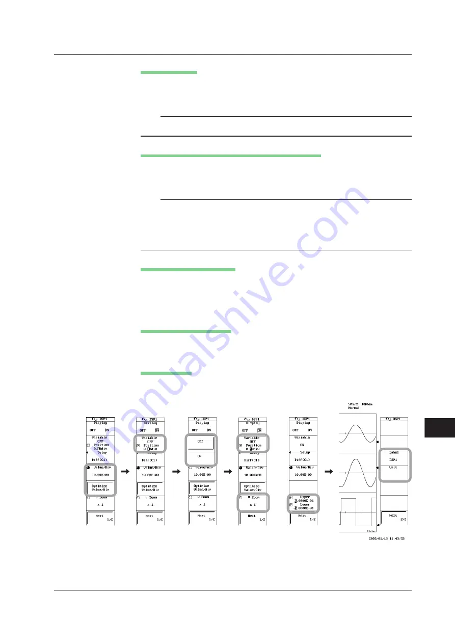 YOKOGAWA 701210 User Manual Download Page 543