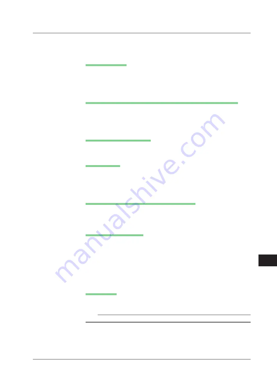 YOKOGAWA 701210 User Manual Download Page 547