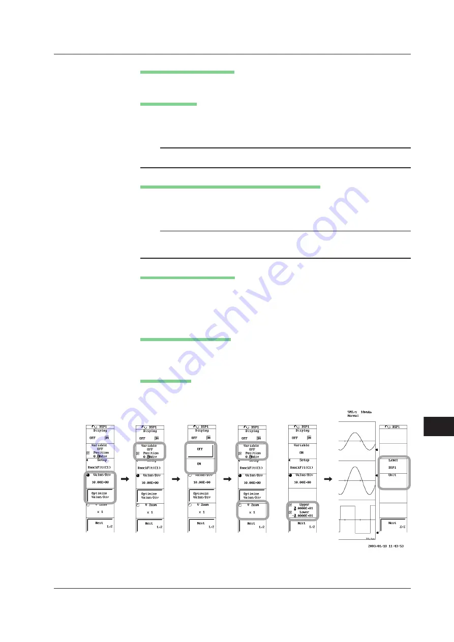 YOKOGAWA 701210 User Manual Download Page 549